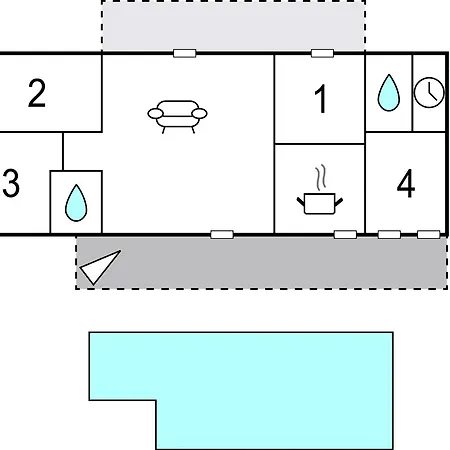 בית נופש Lovely In *